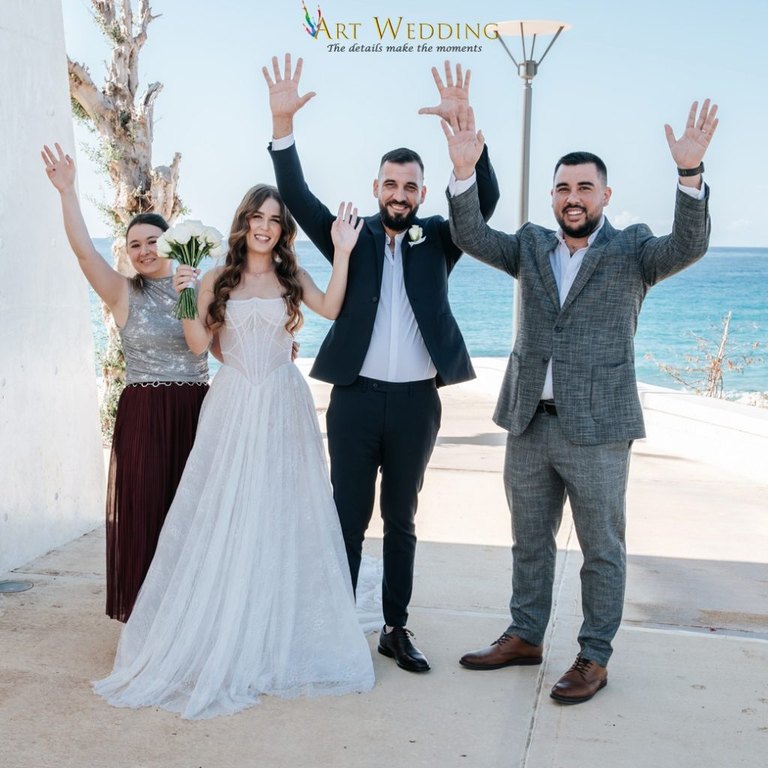 חתונה בעיריית פאפוס — Art Wedding