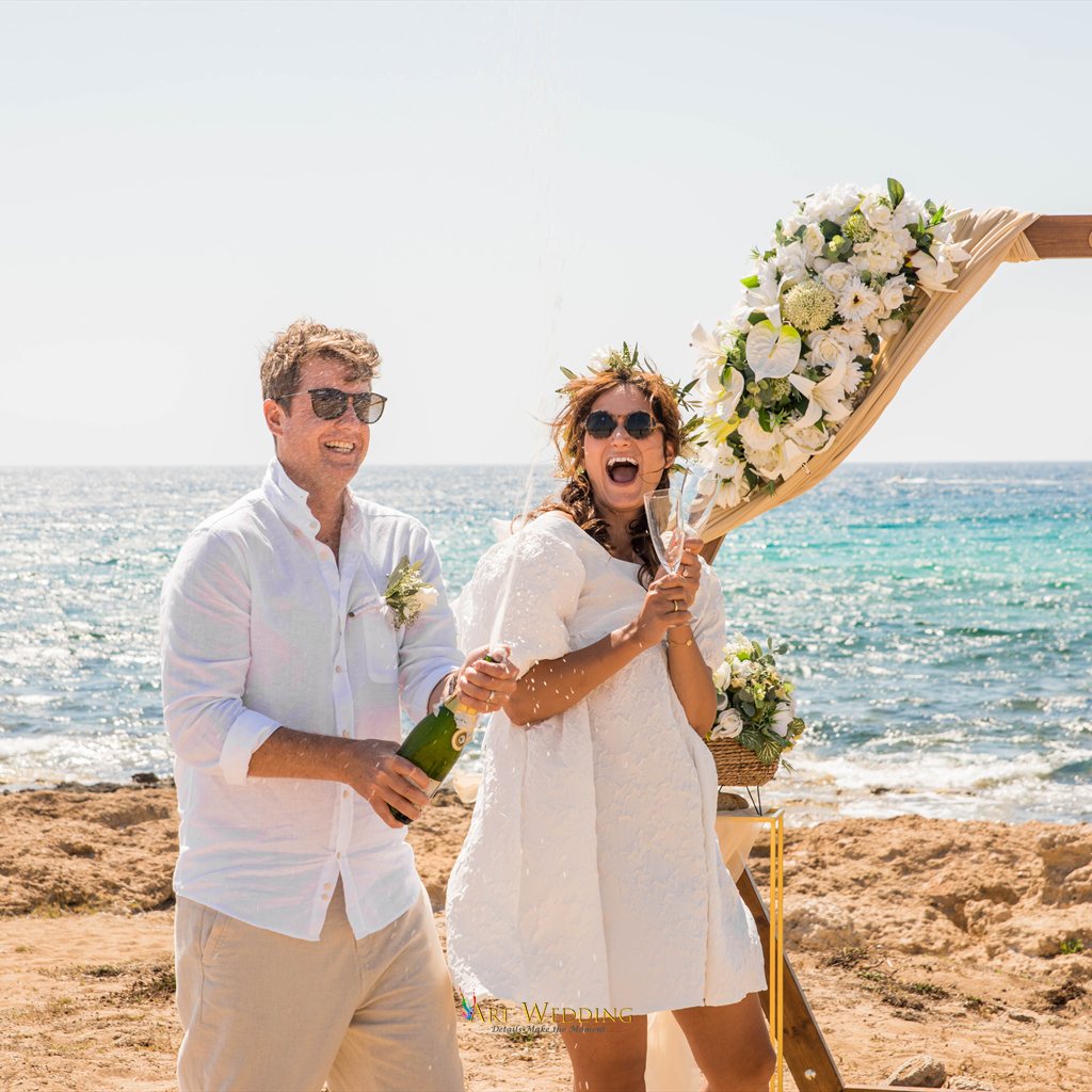 חתונה בחוף אטלנטידה — Art Wedding